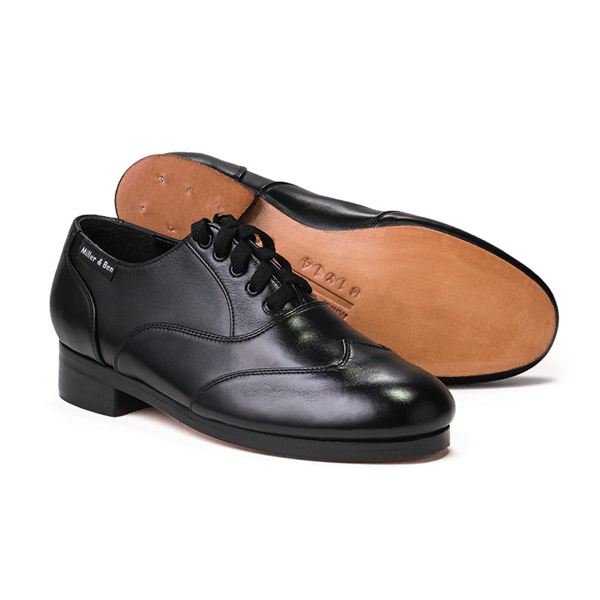 Miller & Ben Tap Shoes; Jazz-Tap Master; All Black Medium Width Tap Shoe